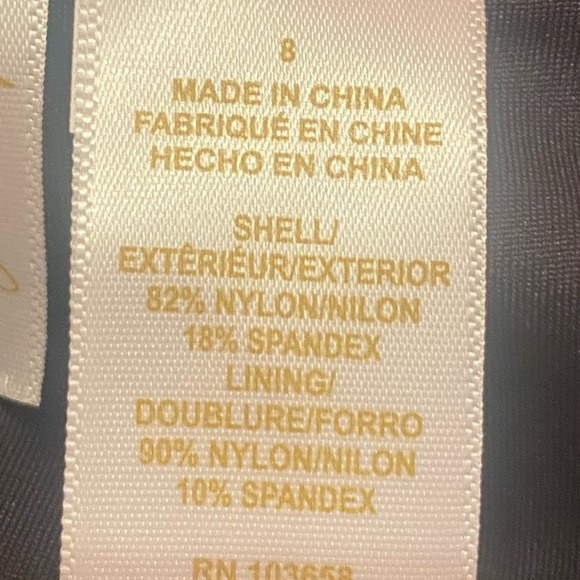 NWT Anne Cole Woman’s Live in Color Twist Front One Piece Swimsuit Black Size 8 - Picture 14 of 16